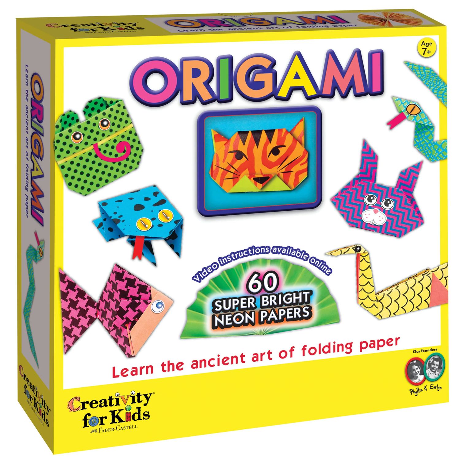 Creativity for Kids - Neon Origami