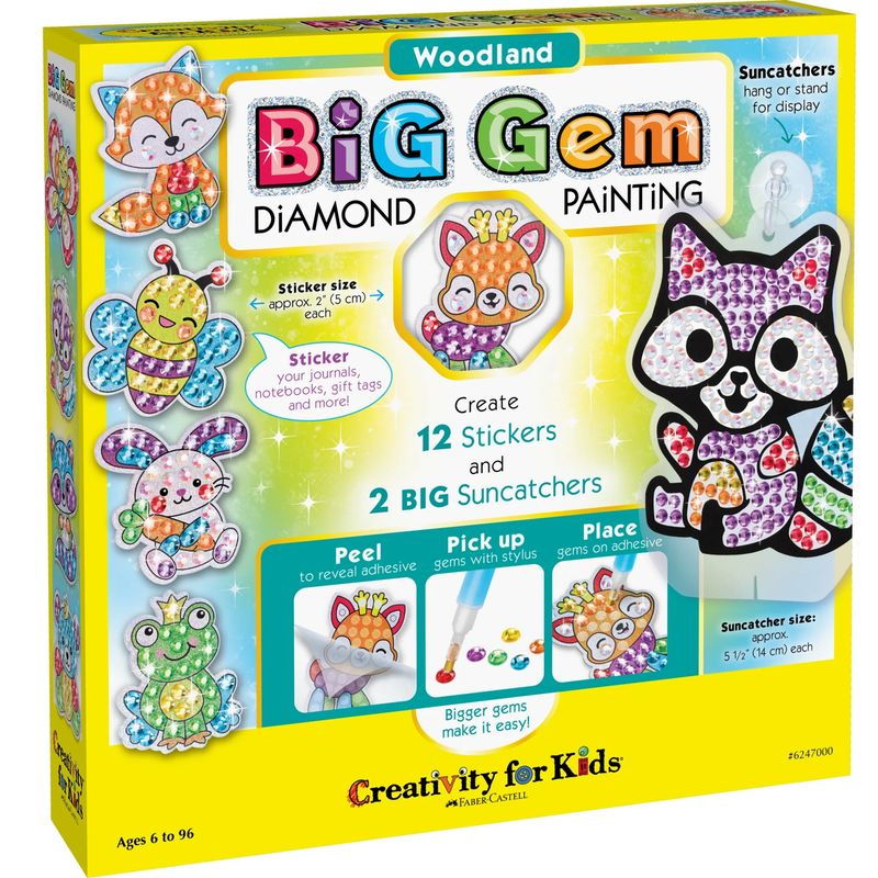 Creativity for Kids - Big Gem Diamond Painting Woodland