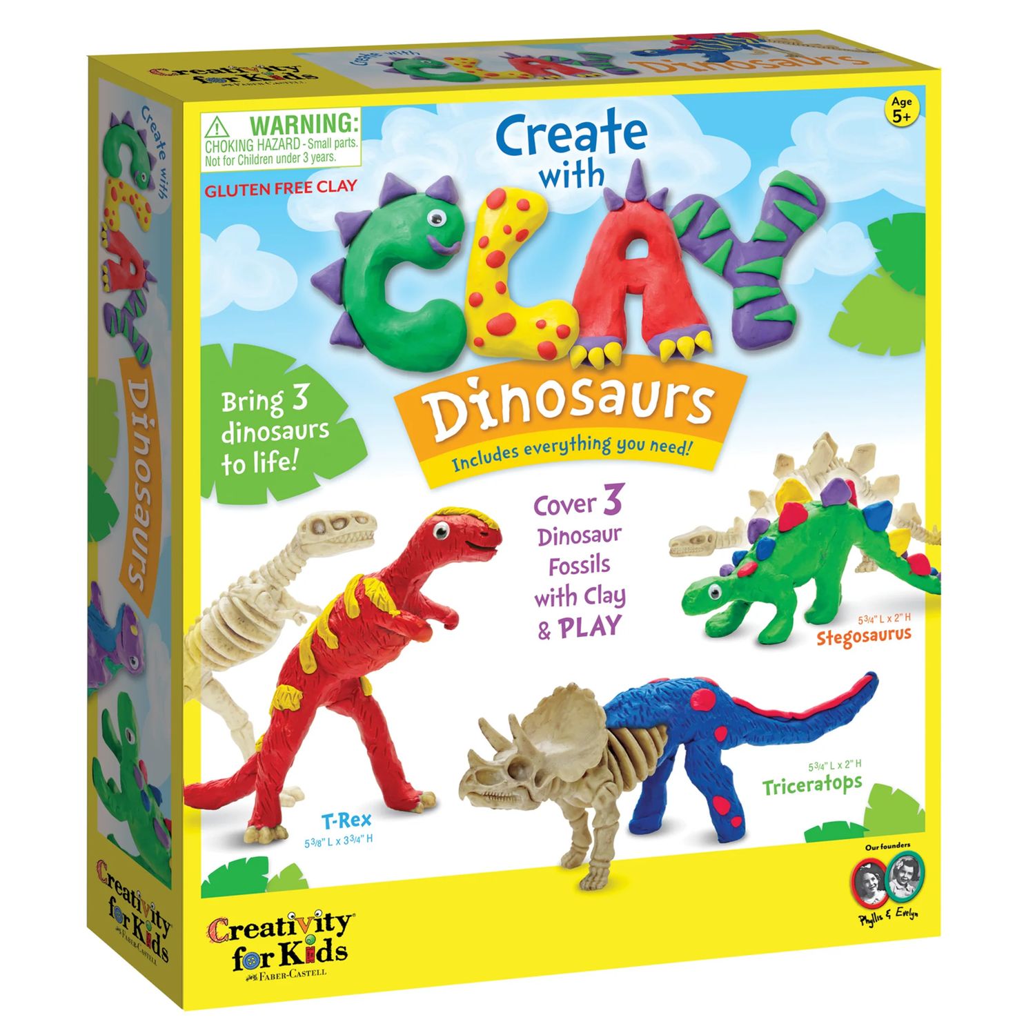 Creativity for Kids - Create with Clay Dinosaurs