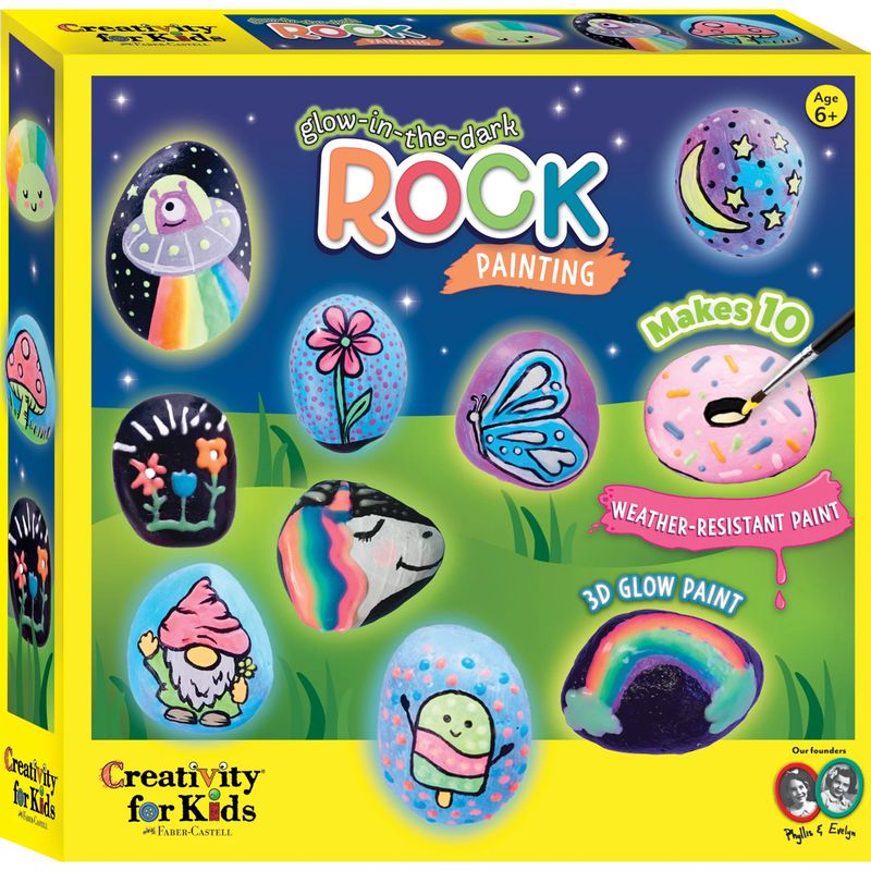 Creativity for Kids - Glow in the Dark Rock Painting Kit