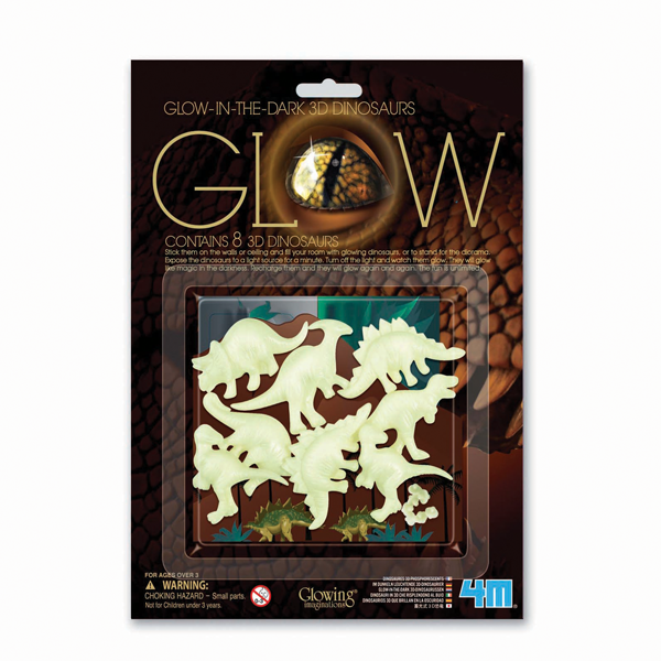 4M - Glow in the Dark 3D Dinosaurs