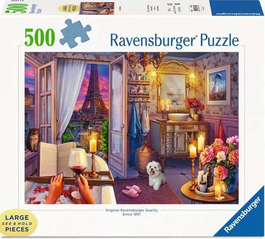 Ravensburger 500 Large Piece Puzzle - Cozy Bathroom