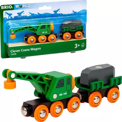 Brio 33698 - Clever Crane Wagon