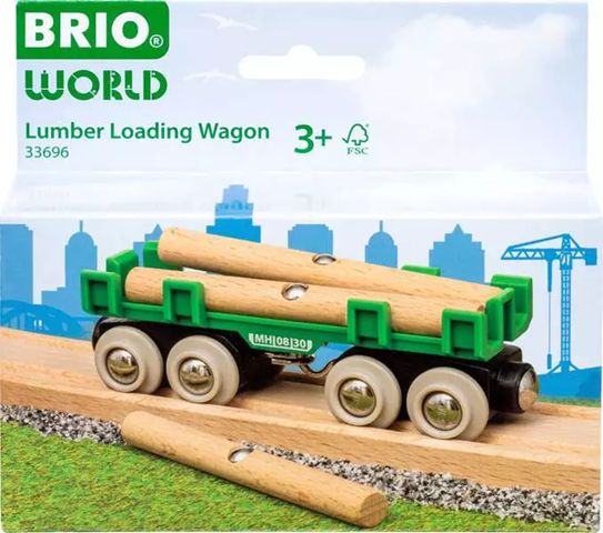 Brio 33696 - Lumber Loading Wagon