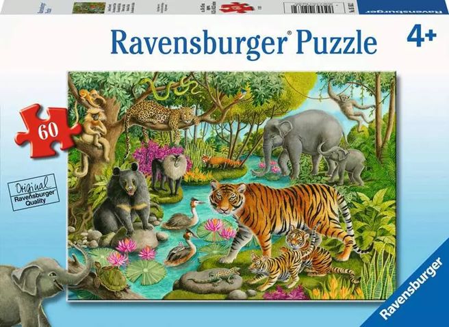 Ravensburger 60 Piece Puzzle - Animals of India
