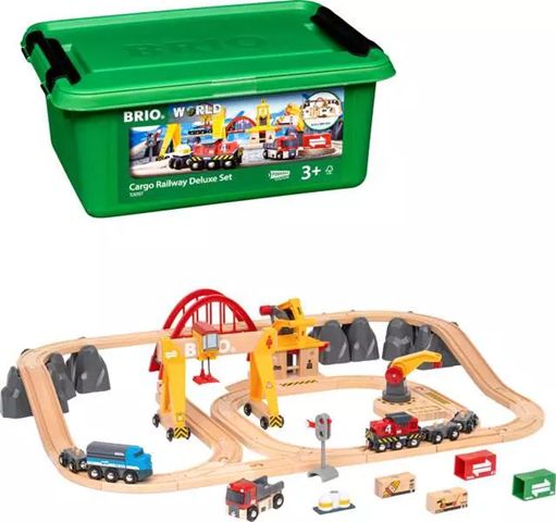 Brio 33097 - Cargo Railway Deluxe Set