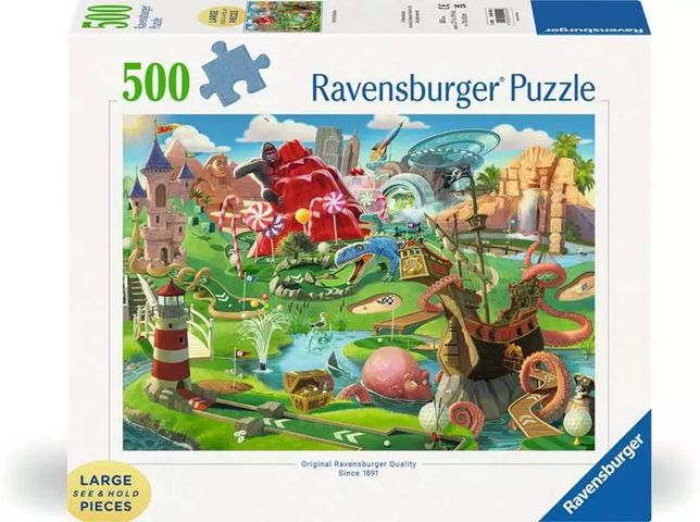 Ravensburger 500 Large Piece Puzzle - Putt Putt Paradise