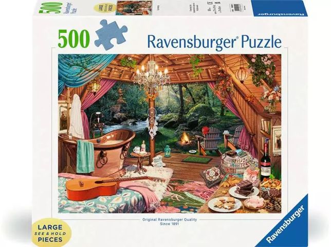 Ravensburger 500 Large Piece Puzzle - Cozy Glamping