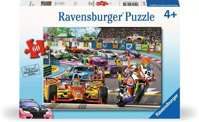Ravensburger 60 Piece Puzzle - Racetrack Rally