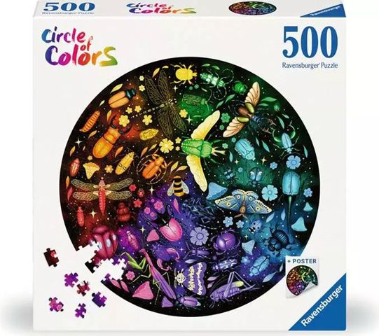 Ravensburger 500 Piece Circle of Colours Puzzle - Insects
