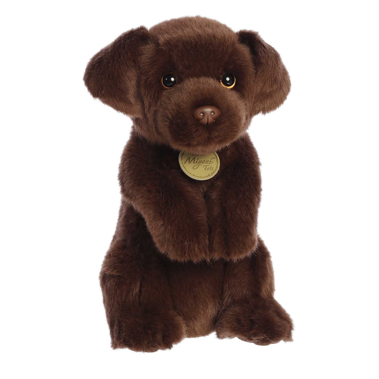 Aurora Miyoni Tots - 11" Sitting Pretty Chocolate Lab