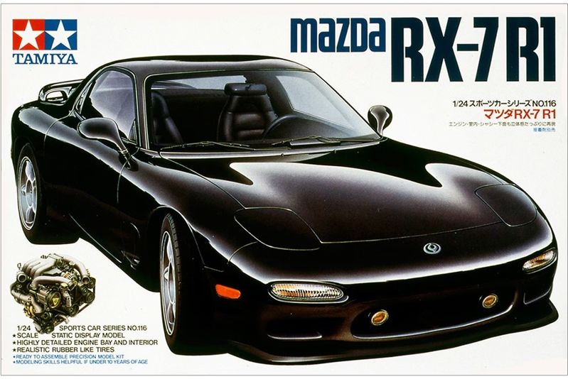 1/24 Scale Model - Mazda RX7 R1