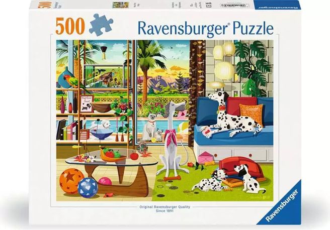 Ravensburger 500 Piece Puzzle - Pets of Palm Springs
