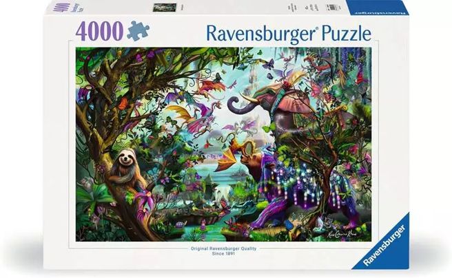 Ravensburger 4000 Piece Puzzle - Tropical Dragons