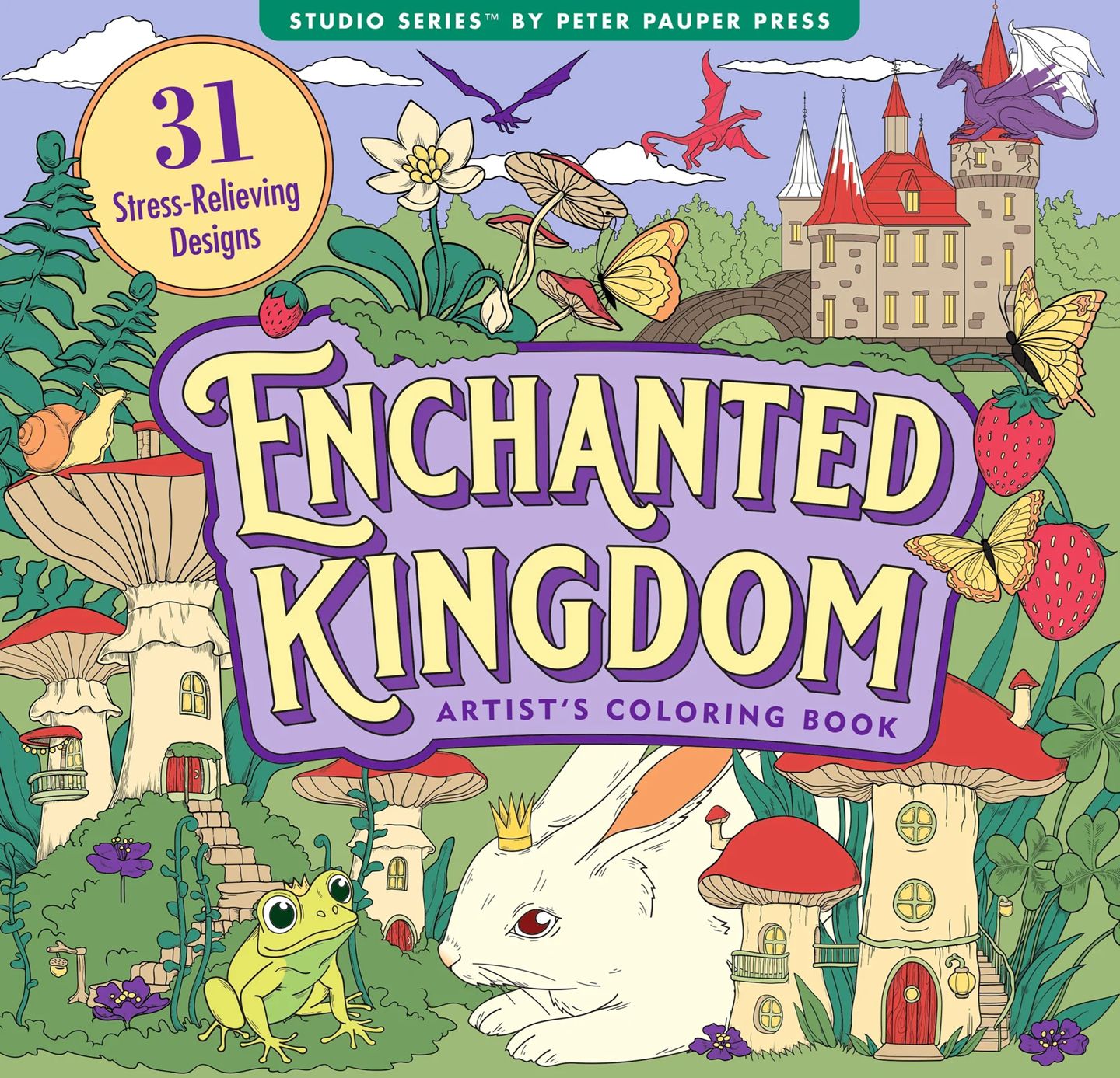 Peter Pauper Press - Enchanted Kingdom Colouring Book