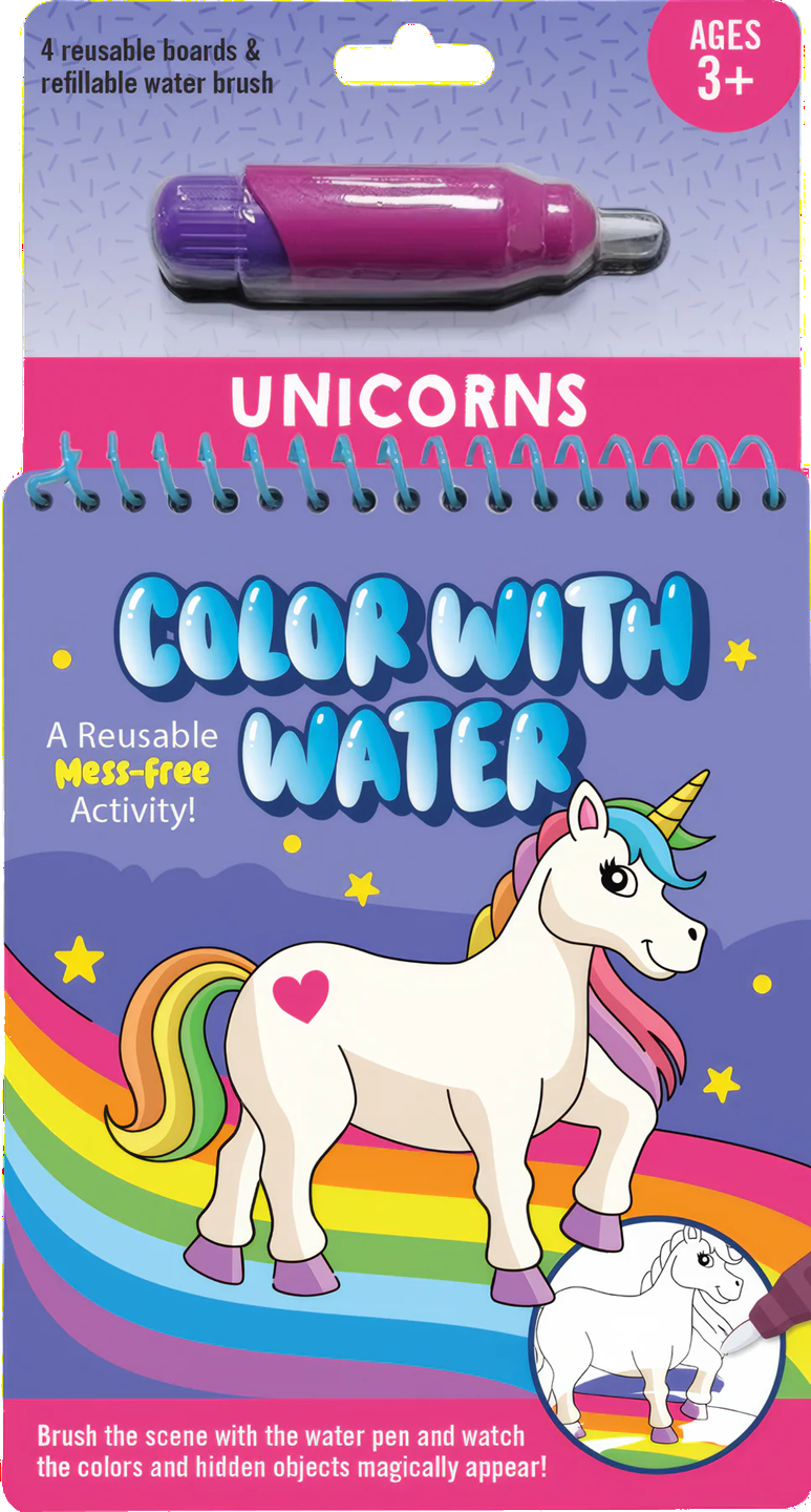 Peter Pauper Press - Colour with Water Unicorns