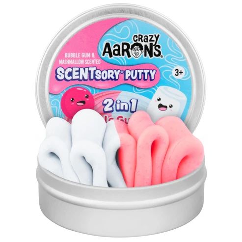 Crazy Aaron's Thinking Putty - 2 in 1 Bubblegum/Marshmallow