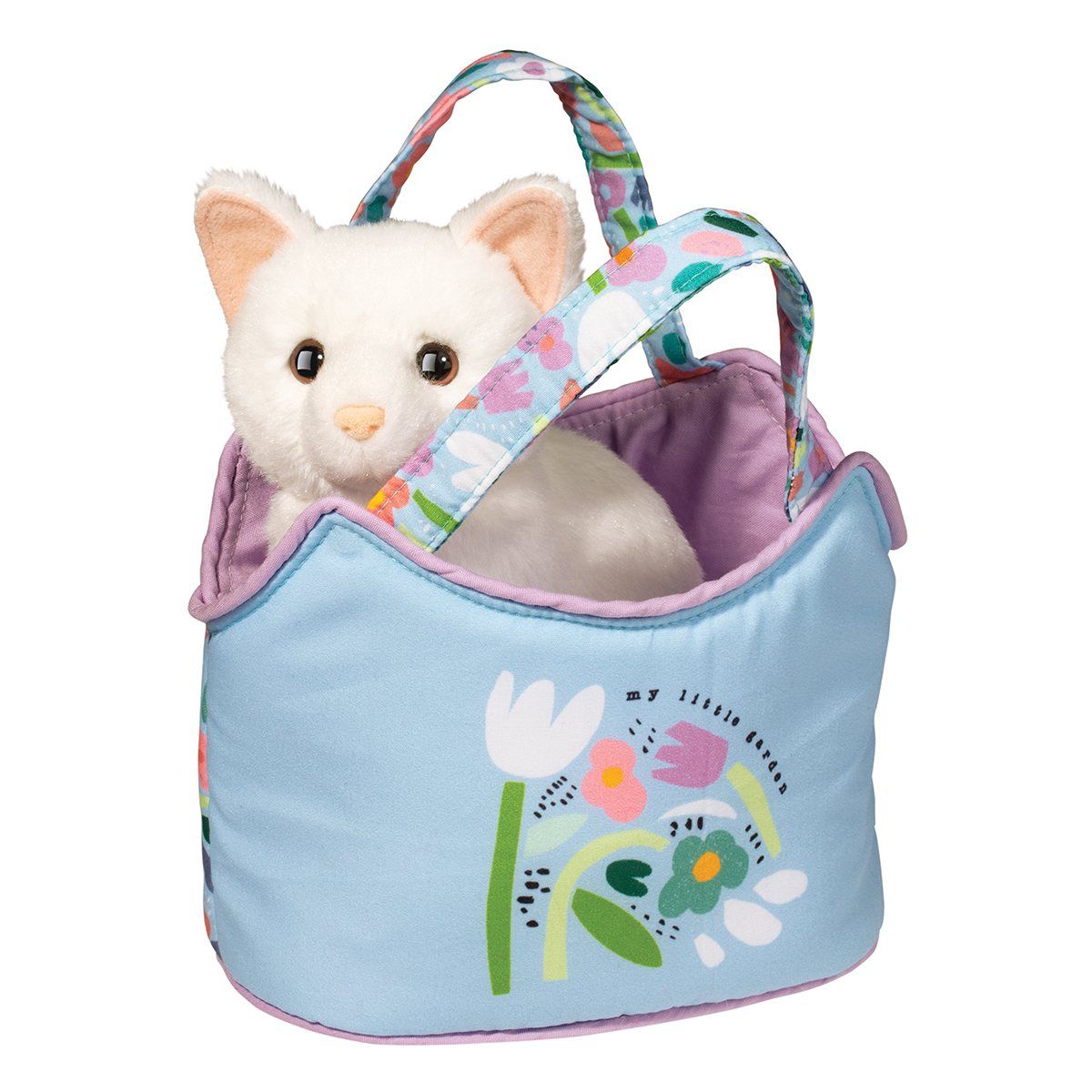Douglas - My Little Garden Sassy Sak with White Cat