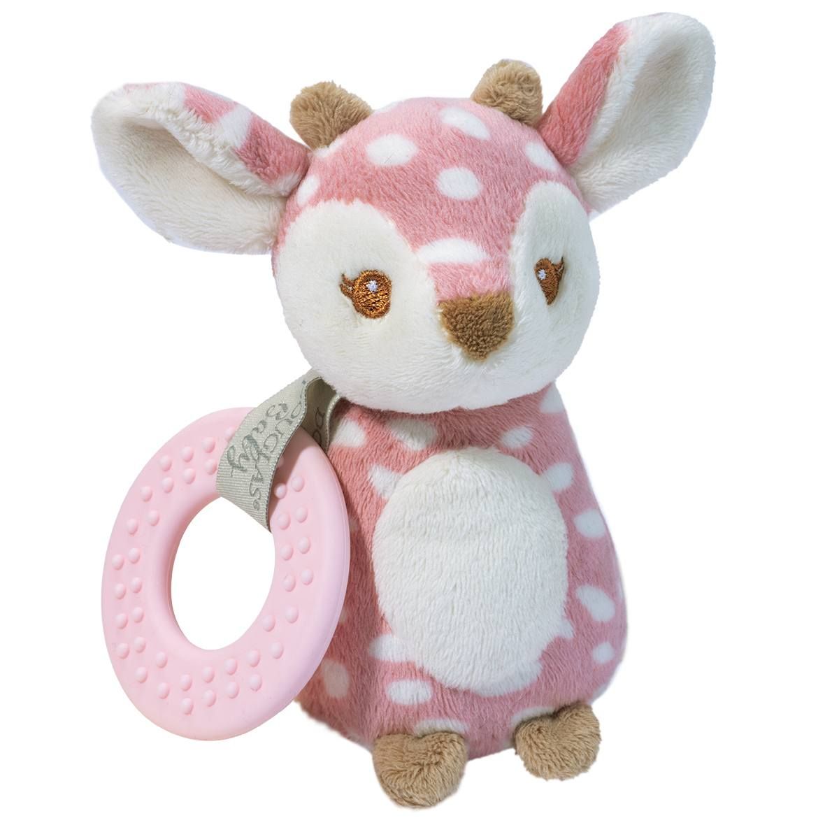 Douglas - Farrah Pink Fawn Playtivity Rattle