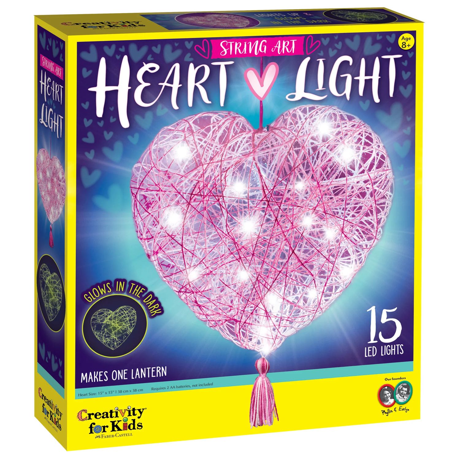 Creativity for Kids - String Art Heart Light