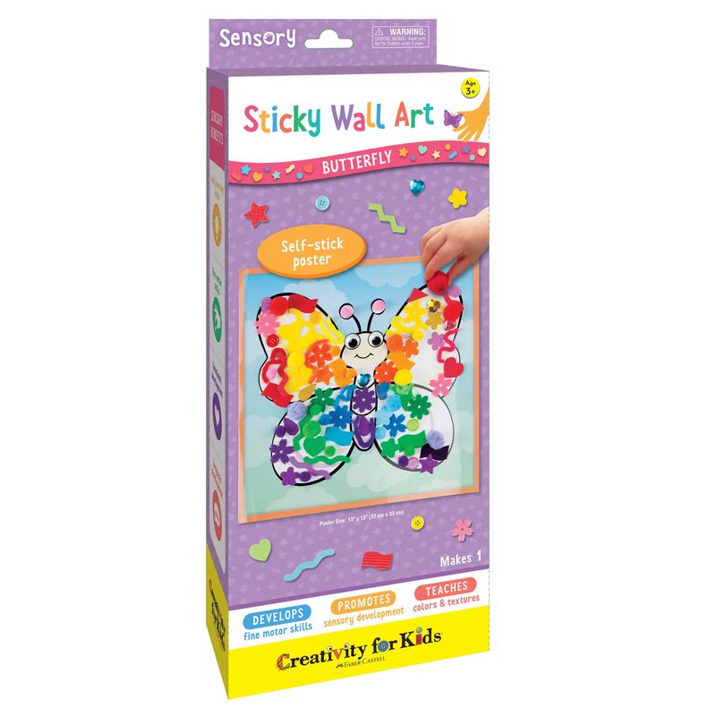 Creativity for Kids - Sticky Wall Art Butterfly