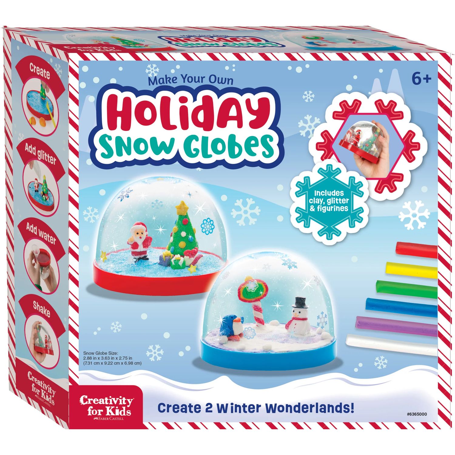 Creativity for Kids - Make Your Own 2 Holiday Snow Globes