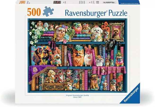 Ravensburger 500 Piece Puzzle - Precious Porcelain Pups