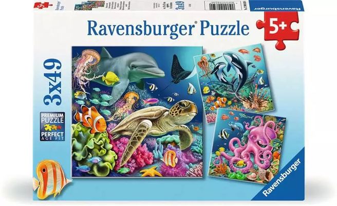 Ravensburger 3x49 Piece Puzzles - Underwater Splendor
