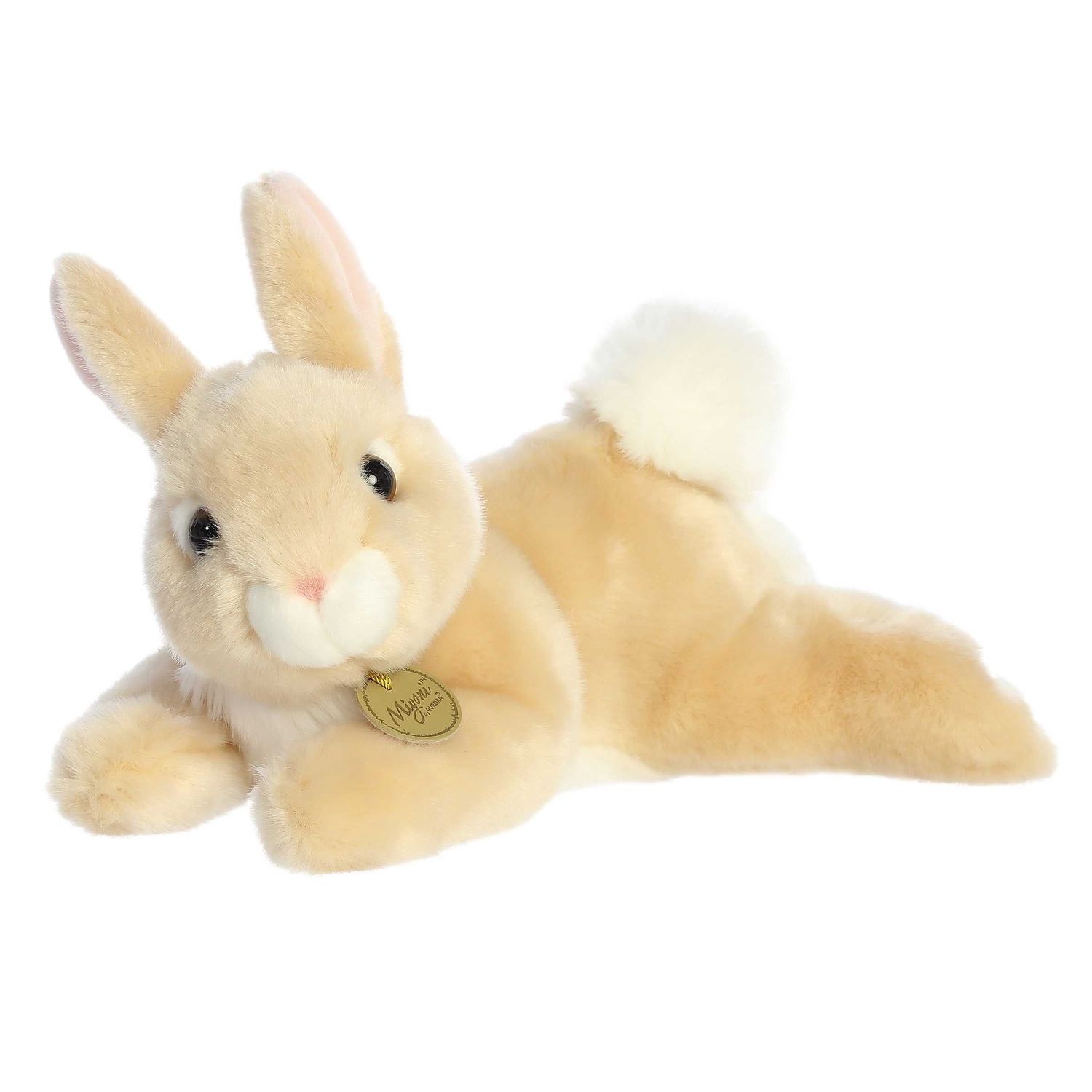 Aurora Miyoni - 12" Tan Rex Resting Bunny
