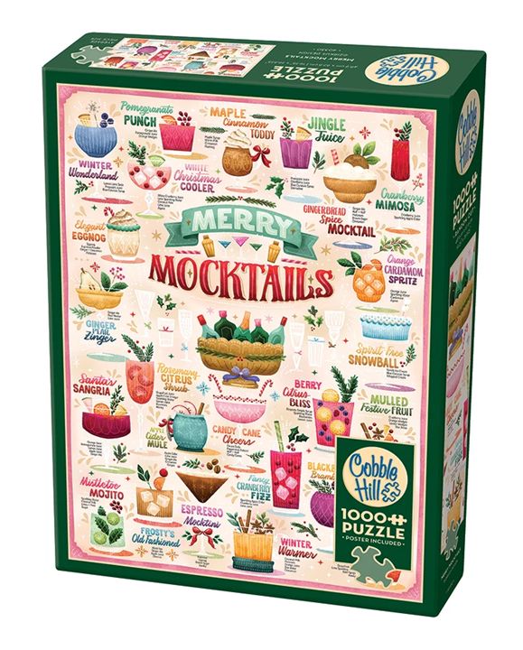 Cobble Hill 1000 Piece Puzzle - Merry Mocktails