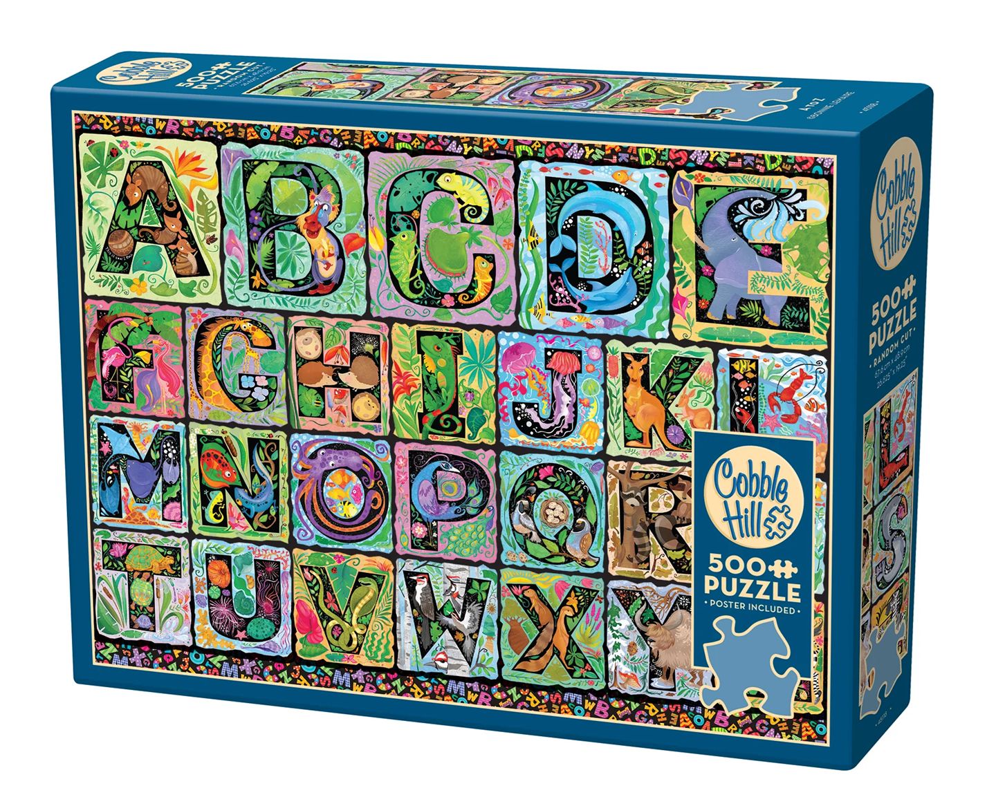 Cobble Hill 500 Piece Puzzle - A to Z