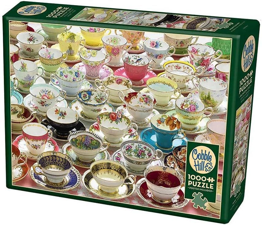 Cobble Hill 1000 Piece Puzzle - More Teacups