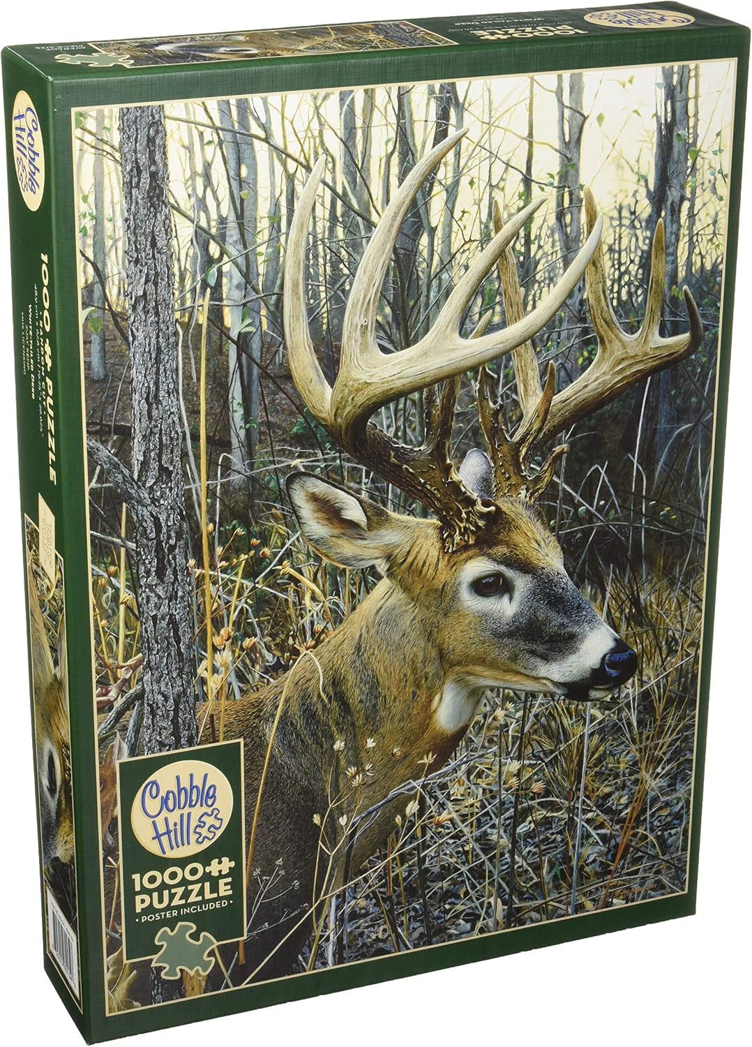 Cobble Hill 1000 Piece Puzzle - White-tailed Deer