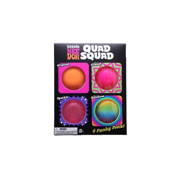 NeeDoh - Teenie Quad Squad Multi Pack