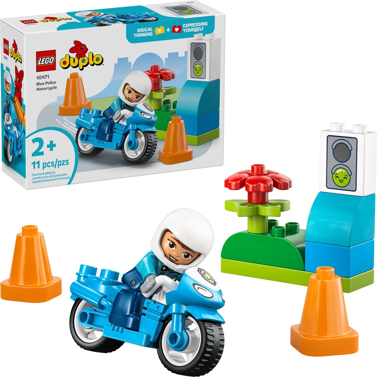 Lego Duplo 10471 - Blue Police Motorcycle