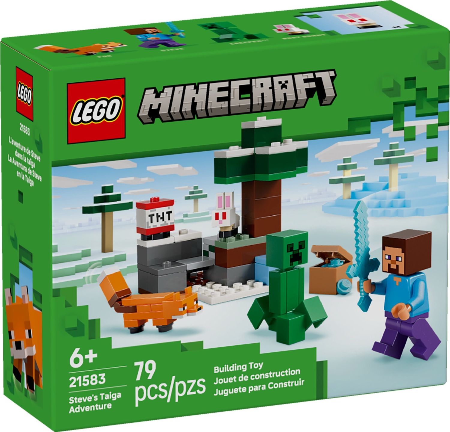Lego Minecraft 21583 - Steve's Taiga Adventure