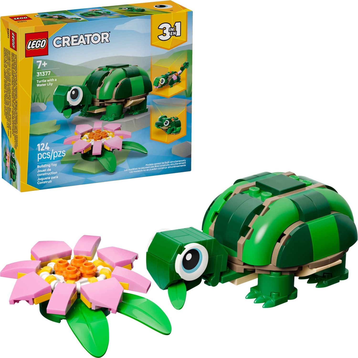Lego Creator 31377 - Turtle with a Water Lily Flower