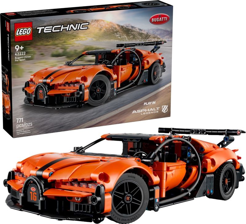 Lego Technic 42222 - Bugatti Chiron Pur Sport