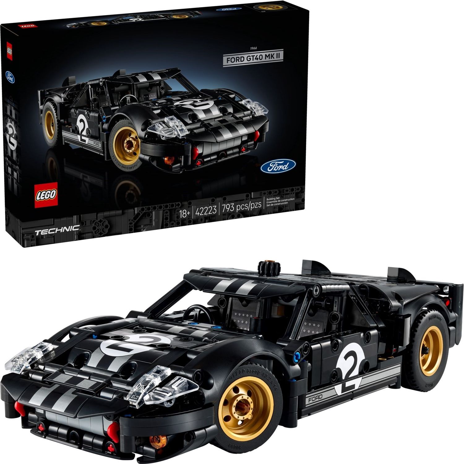 Lego Technic 42223 - 1966 Ford GT40 MKII