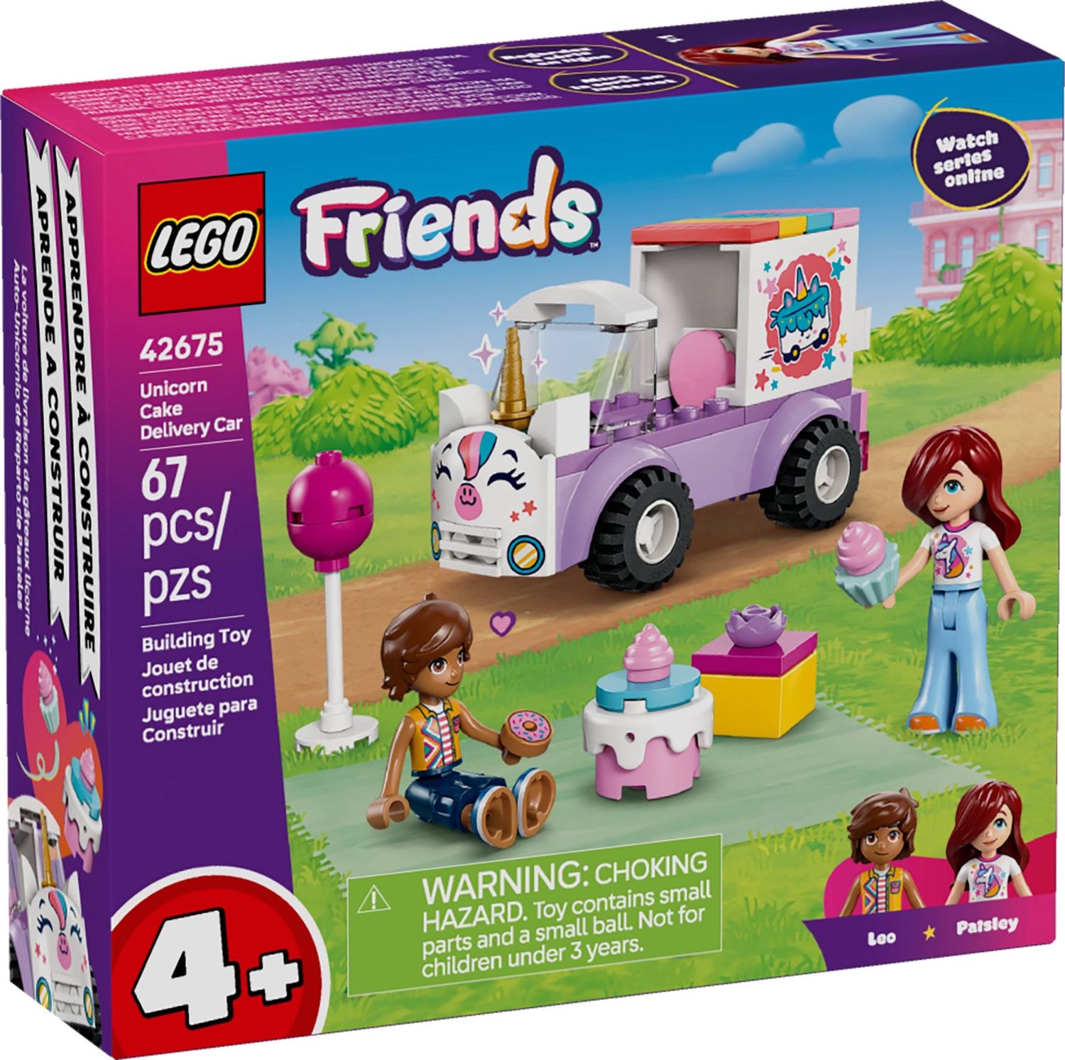 Lego Friends 42675 - Unicorn Cake Delivery Car