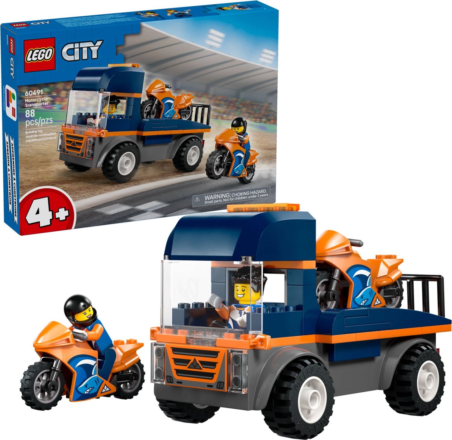 Lego City 60491 - Motorcycle Transporter