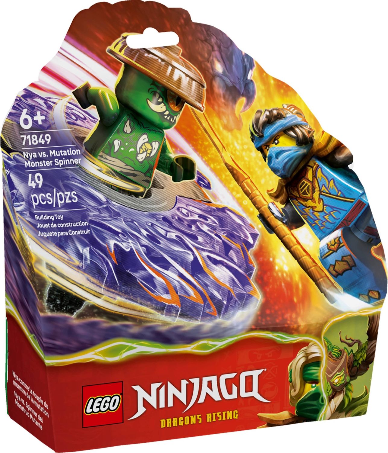 Lego Ninjago 71849 - Nya vs. Mutation Monster Spinner