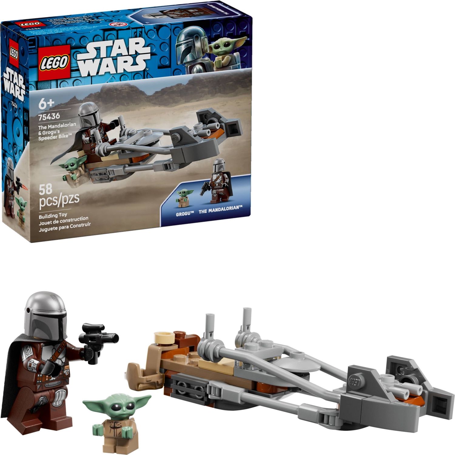 Lego Star Wars 75436 - The Mandalorian &amp; Grogu's Speeder Bike