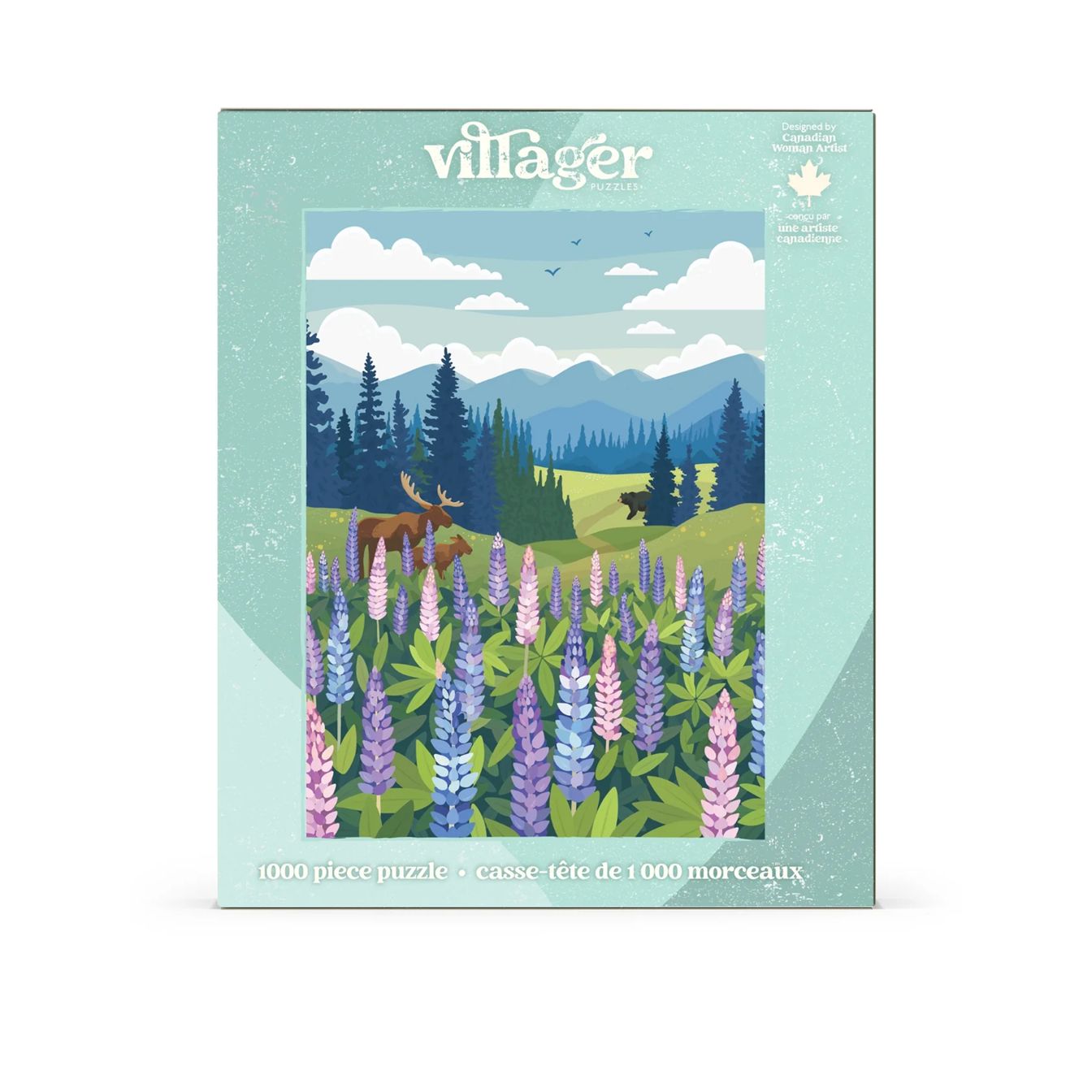 Villager Puzzles 1000 Piece Puzzle - Lupines Meadow