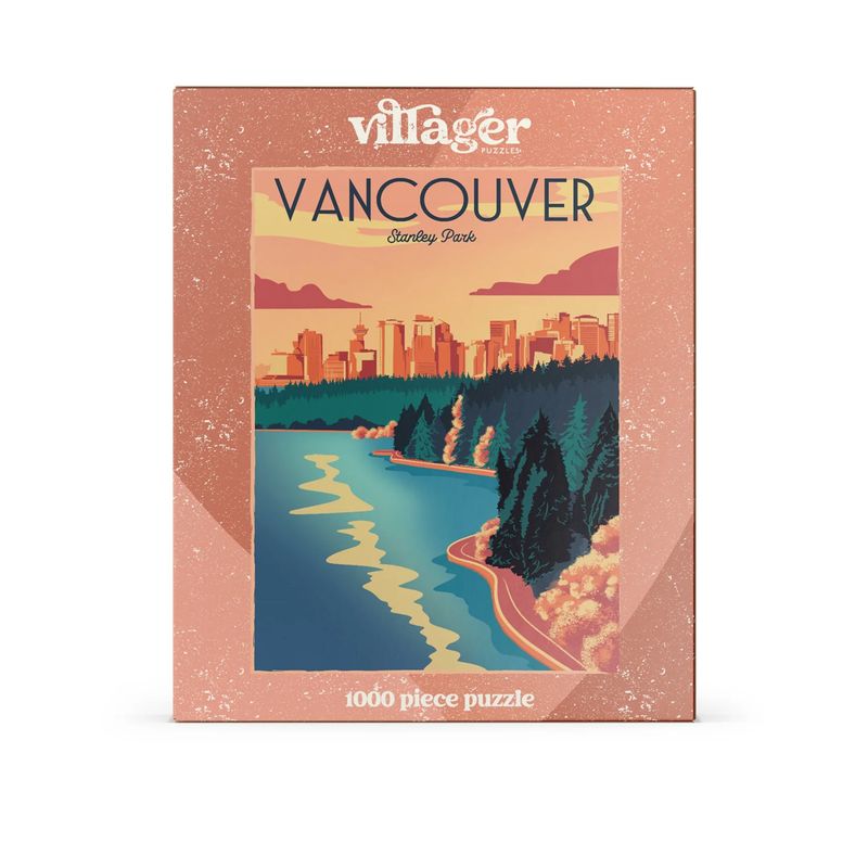 Villager Puzzles 1000 Piece Puzzle - Vancouver Sunset