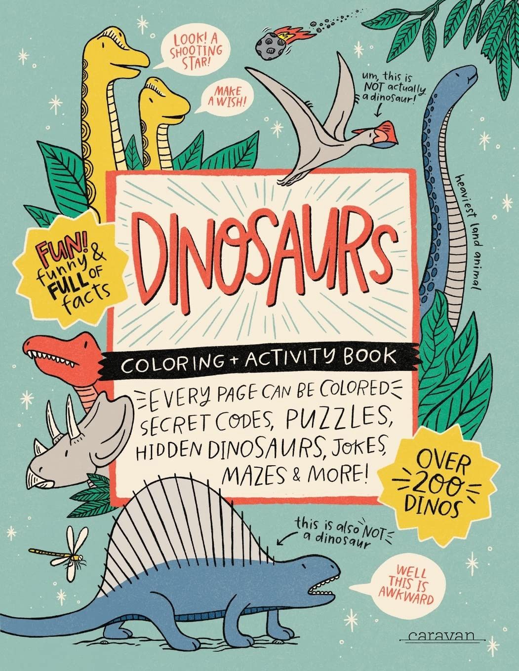 Dinosaurs Colouring + Activity Book