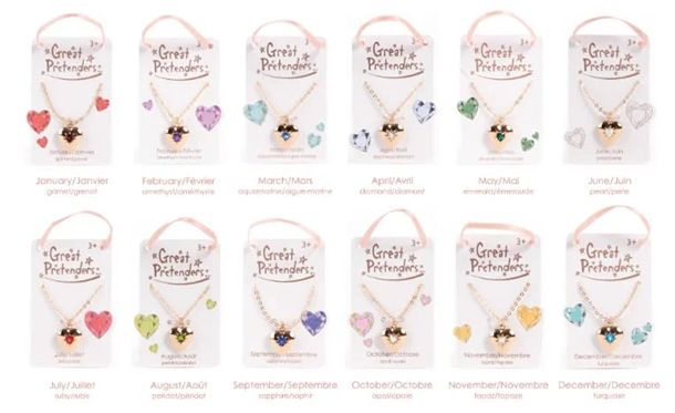 Great Pretenders - Birthstone Heart Locket