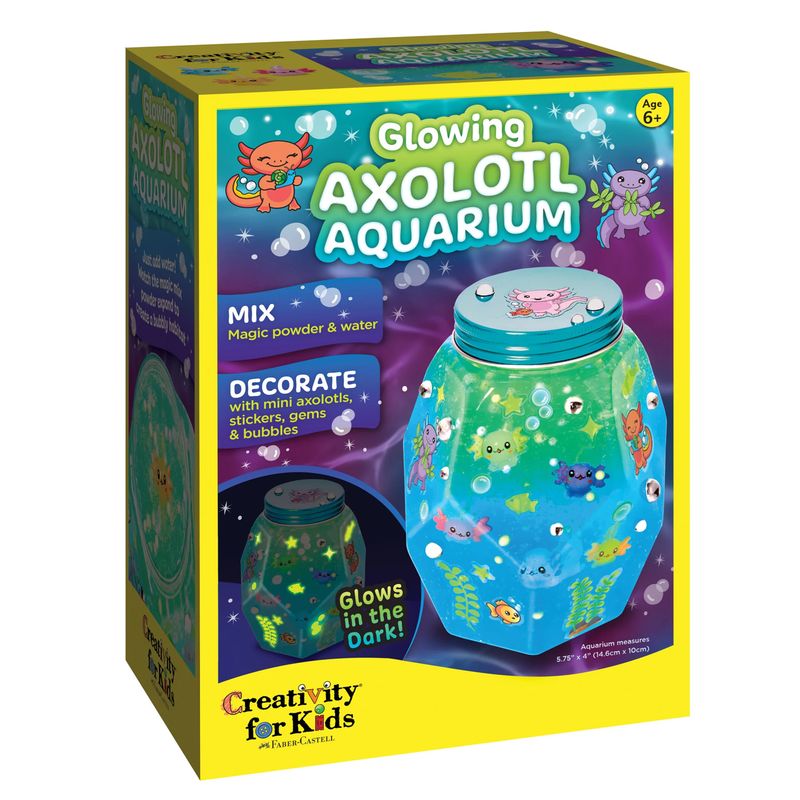 Creativity for Kids - Glowing Axolotl Aquarium
