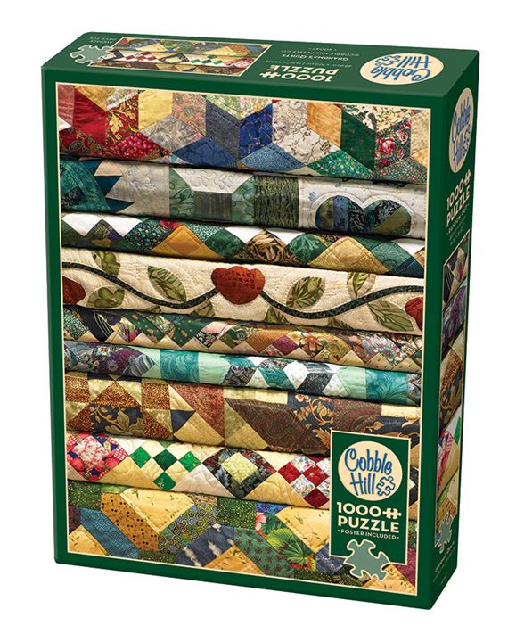 Cobble Hill 1000 Piece Puzzle - Grandma's Quilts