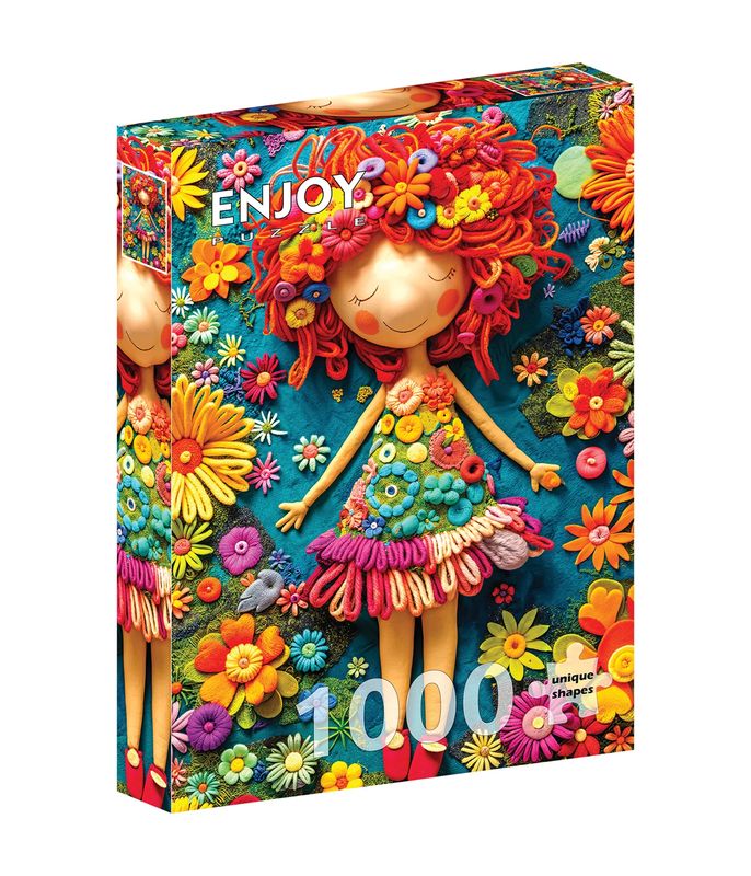 Enjoy Puzzle 1000 Piece Puzzle - Yarned Joy (AI Assistance)